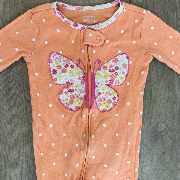 3 T toddler girl footies new without tags - Picture 4 of 6